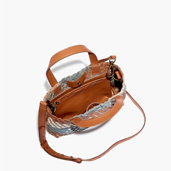 MADEWELL rare woven leather small transport crossbody - Picture 2 of 10